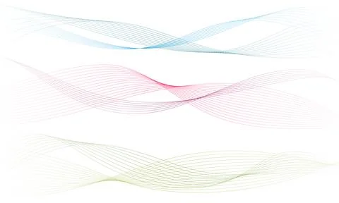 Abstract colorfull wave element for design. Digital frequency track equaliz.. Stock Illustration