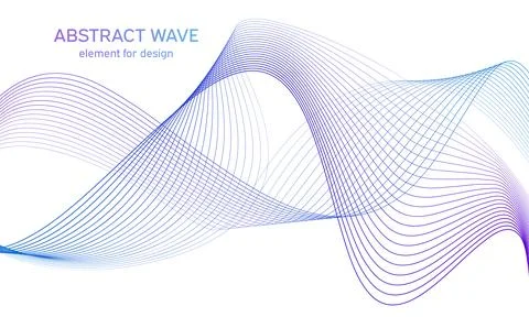 Abstract colorfull wave element for design. Digital frequency track equaliz.. Illustrazione stock