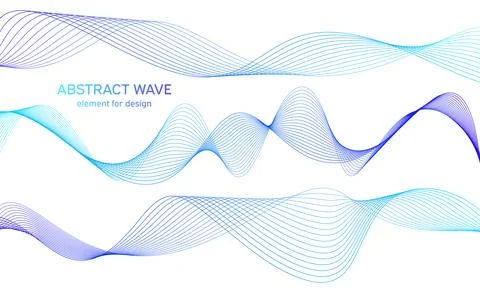 Abstract colorfull wave element for design. Digital frequency track equaliz.. Stock Illustration