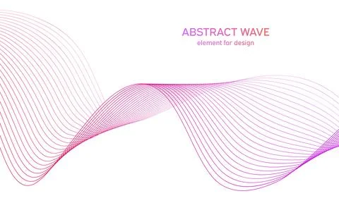 Abstract colorfull wave element for design. Digital frequency track equaliz.. Stock Illustration