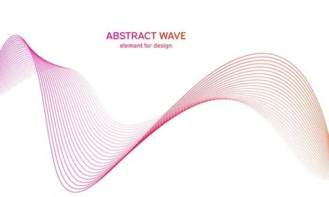 Abstract colorfull wave element for design. Digital frequency track equaliz.. Stock Illustration