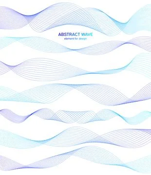 Abstract colorfull wave element for design. Digital frequency track equalizer Illustrazione stock