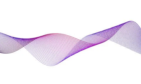 Abstract colorfull wave element for design. Digital frequency track equalizer Stock Illustration