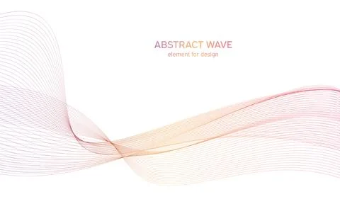 Abstract colorfull wave element for design. Digital frequency track equaliz.. Stock Illustration