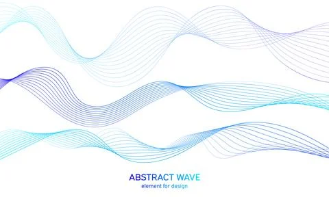 Abstract colorfull wave element for design. Digital frequency track equalizer Illustrazione stock