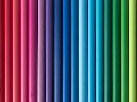 Abstract Coloring Pencils 스톡 사진