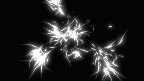 Abstract colorless lighting effect. Chaotic light streaks splashes motion Vídeo Stock 155049107