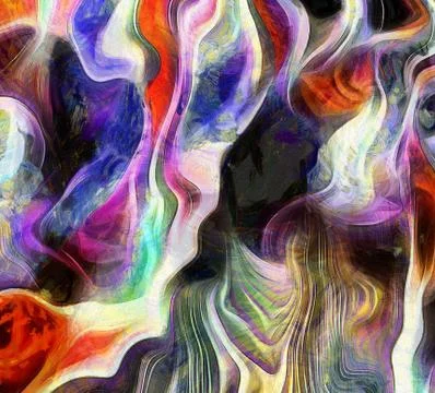 Abstract of colors and lines Stock Illustration