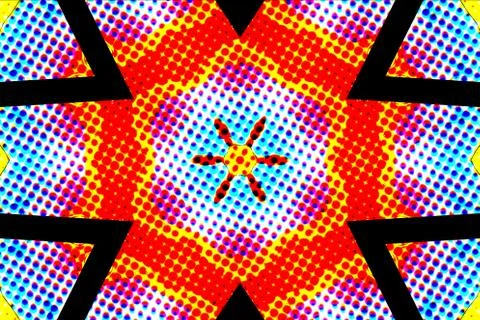 Abstract Colors and Patterns Dots Stock Illustration
