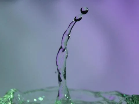 Abstract Colors colliding drops different fluids funds forms Stock-Fotos