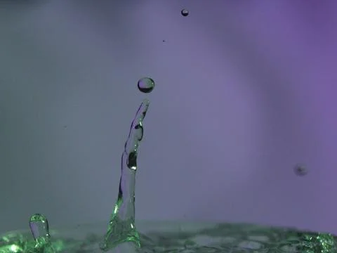 Abstract Colors colliding drops different fluids funds forms Fotos Stock