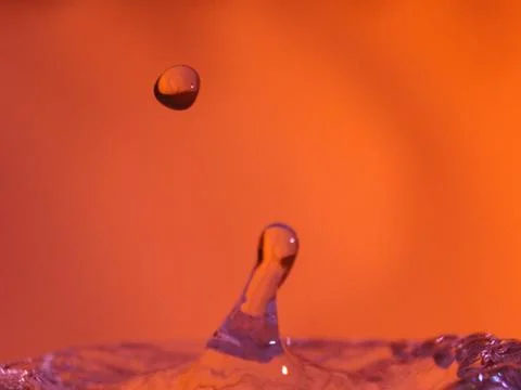 Abstract Colors colliding drops different fluids funds forms Fotos Stock