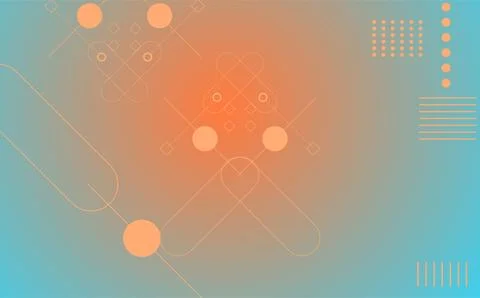 Abstract colors geometric elements ,shapes and circle design for web page, .. イラスト素材