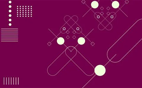 Abstract colors geometric elements ,shapes and circle design for web page, .. Illustrazione stock