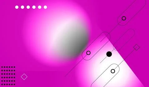 Abstract colors geometric elements ,shapes and circle design for web page, .. Stock Illustration
