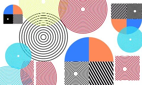 Abstract colors geometry elements design for web page, banner, art, banner,.. Illustrazione stock