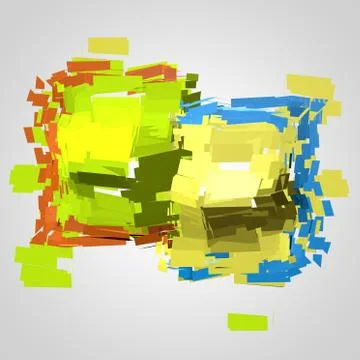 Abstract colors Stock Illustration