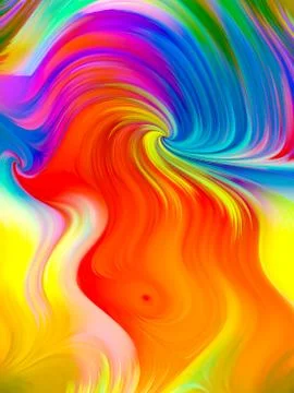 Abstract Colors Stock Illustration