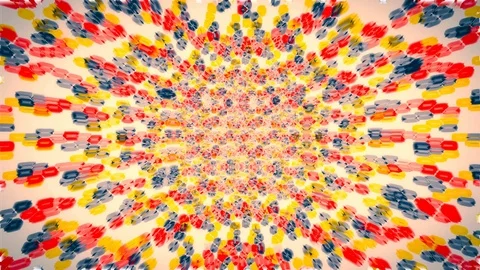 Abstract colors seamless loop animation background Stock Footage 72363383