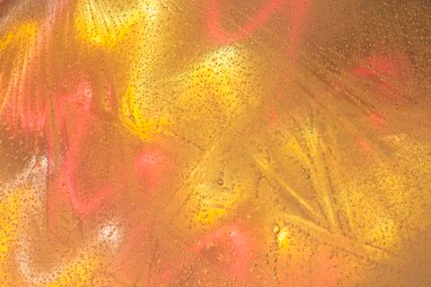 Abstract of colors in thin ice Stock Photos