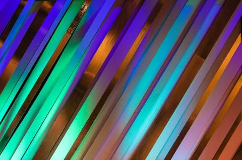 Abstract Colour Lines Stock Illustration