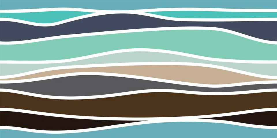 Abstract colour stripes Stock Illustration