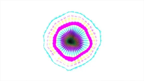 Abstract Coloured Pattern With White background 1 Stock-Footage 82330797