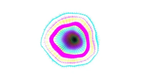 Abstract Coloured Pattern With White background 3 스톡 동영상 82330921