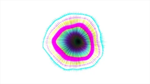 Abstract Coloured Pattern With White background 13 Stock Footage 82374044