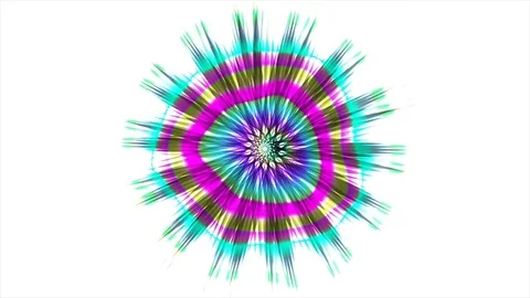 Abstract Coloured Pattern With White background 12 Stock-Footage 82374141