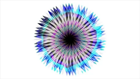 Abstract Coloured Pattern With White background 6 Stock Footage 82376273