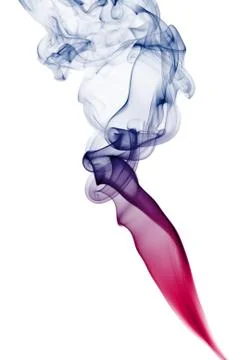 Abstract coloured smoke Stock Photos