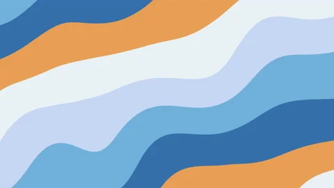 Abstract colourful 2D transition animation with displaced layers Stock Footage 166272445