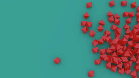 Abstract colourful 3d animation background 스톡 동영상 142611613