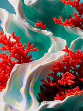 Abstract colourful background, Digitally generated image of isometric data .. Stock Illustration