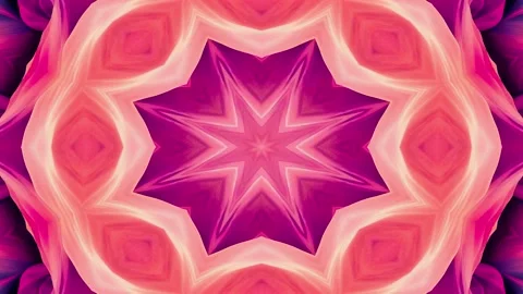 Abstract colourful background kaleidoscope effect Vidéo 215773477