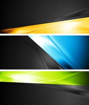 Abstract colourful banners. Vector design eps 10 Abstract colourful banner... Foto stock