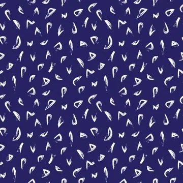 Abstract Colourful Brushstrokes Seamless Pattern Illustrazione stock