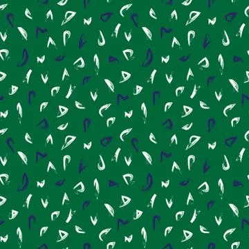 Abstract Colourful Brushstrokes Seamless Pattern Stock Illustration