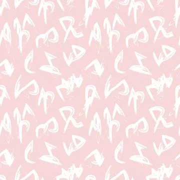 Abstract Colourful Brushstrokes Seamless Pattern Stock Illustration