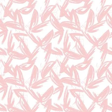 Abstract Colourful Brushstrokes Seamless Pattern Stock Illustration