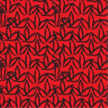 Abstract Colourful Brushstrokes Seamless Pattern Illustrazione stock