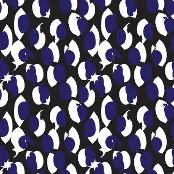 Abstract Colourful Brushstrokes Seamless Pattern Stock Illustration