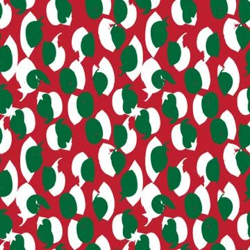 Abstract Colourful Brushstrokes Seamless Pattern Stock Illustration