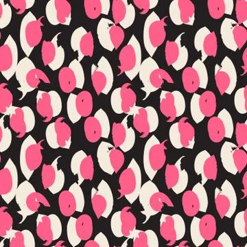 Abstract Colourful Brushstrokes Seamless Pattern Stock Illustration