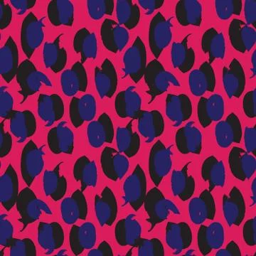 Abstract Colourful Brushstrokes Seamless Pattern Illustrazione stock