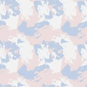 Abstract Colourful Brushstrokes Seamless Pattern Illustrazione stock