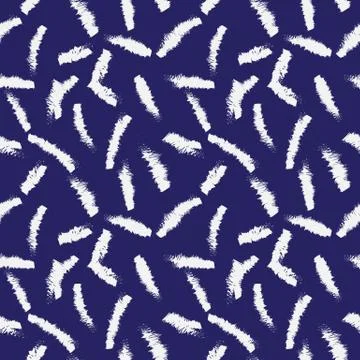 Abstract Colourful Brushstrokes Seamless Pattern Stock Illustration
