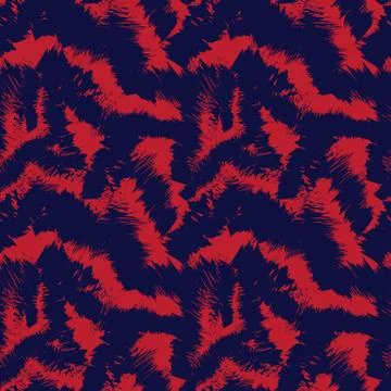 Abstract Colourful Brushstrokes Seamless Pattern Illustrazione stock