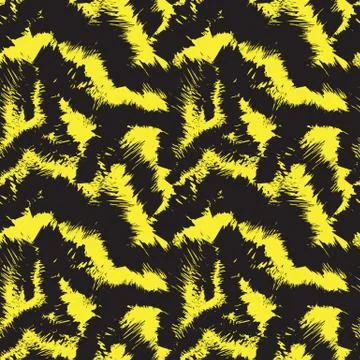 Abstract Colourful Brushstrokes Seamless Pattern Illustrazione stock